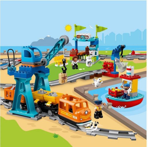 LEGO® Konstruktionsspielsteine Güterzug (10875), LEGO® DUPLO® Town, (105 St) – Bild 3