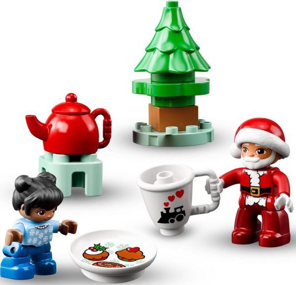 LEGO® Konstruktionsspielsteine Lebkuchenhaus mit Weihnachtsmann (10976), LEGO® DUPLO, (50 St) – Bild 4