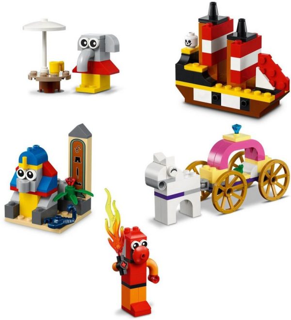 LEGO® Konstruktionsspielsteine 90 Jahre Spielspaß (11021), LEGO® Classic, (1100 St) – Bild 2