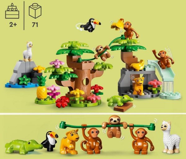 LEGO® Konstruktionsspielsteine Wilde Tiere Südamerikas (10973), LEGO® DUPLO, (71 St) – Bild 3