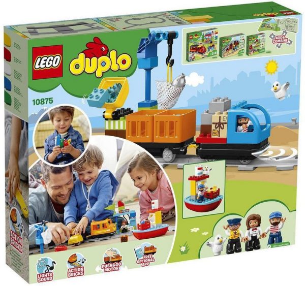 LEGO® Konstruktionsspielsteine Güterzug (10875), LEGO® DUPLO® Town, (105 St) – Bild 8